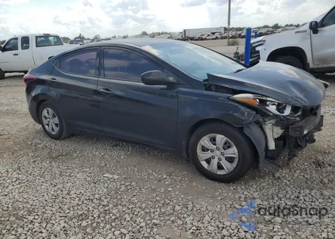 2016 Hyundai Elantra Se из США, поврежденный, VIN 5NPDH4AE9GH767449